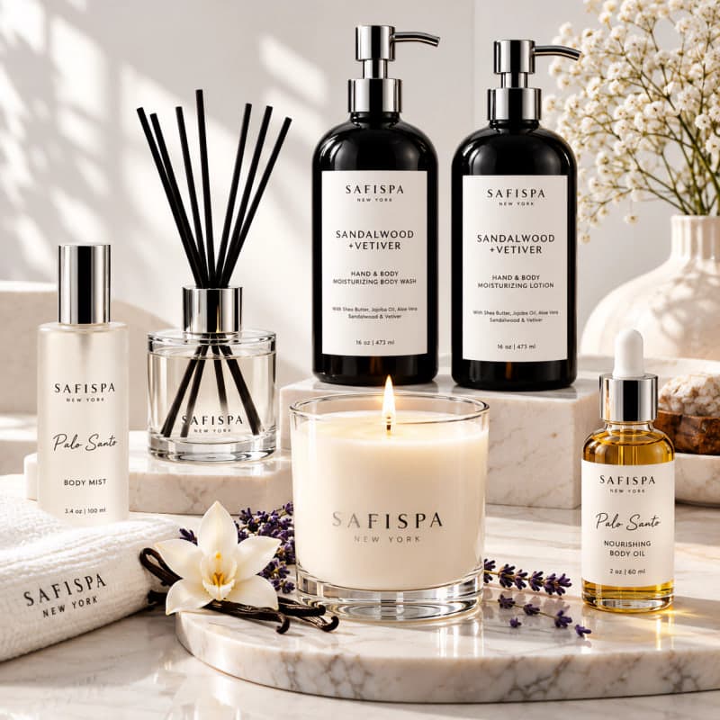 The SaFiSpa Signature Candle — Handcrafted in New York