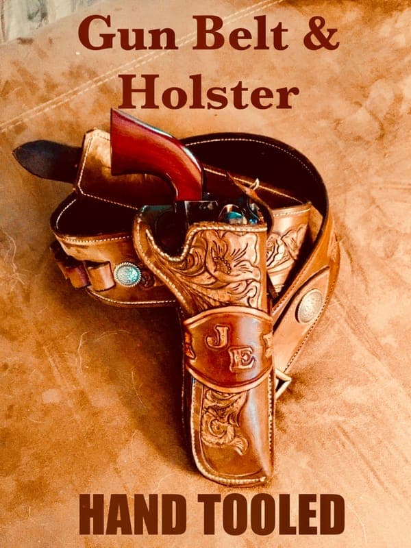Hand tooled customized holster