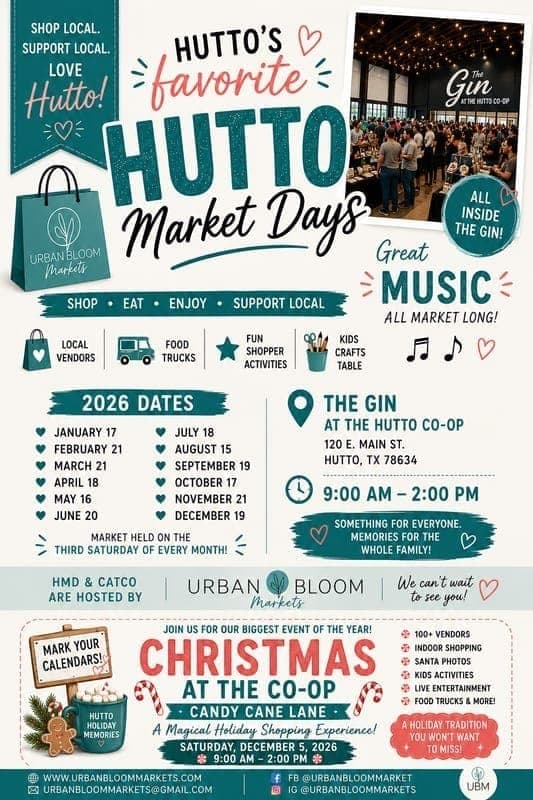 September Hutto Market Days