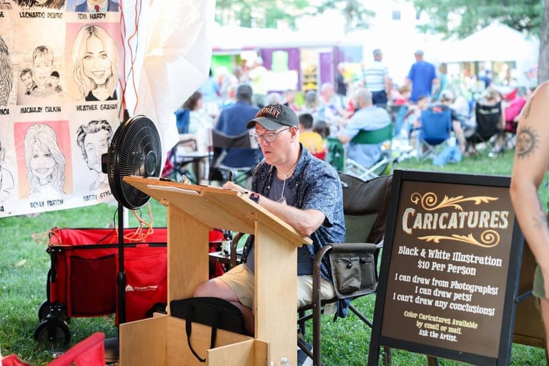 Caricatures on the Spot
