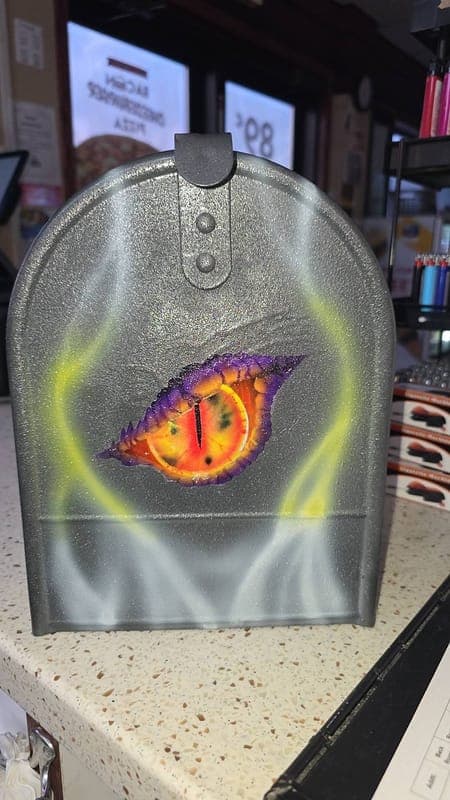 Airbrushed mailboxes