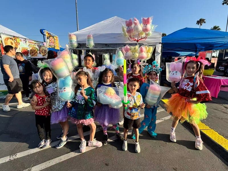 Live Sugar Art, Cotton Candy & Tanghulu