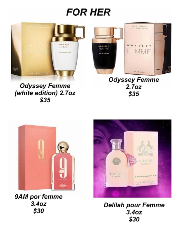 Women fragrances