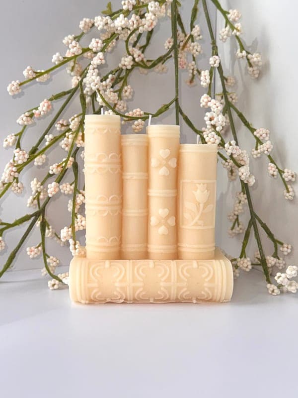 Vintage Books Candle