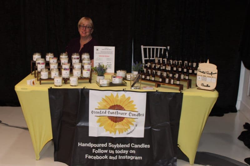 Scented Sunflower Candles