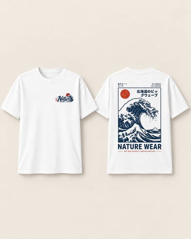 Japenese Wave Shirt
