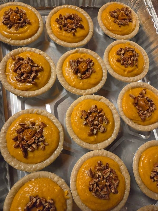 Caramel Apple Swirl Mini Pies