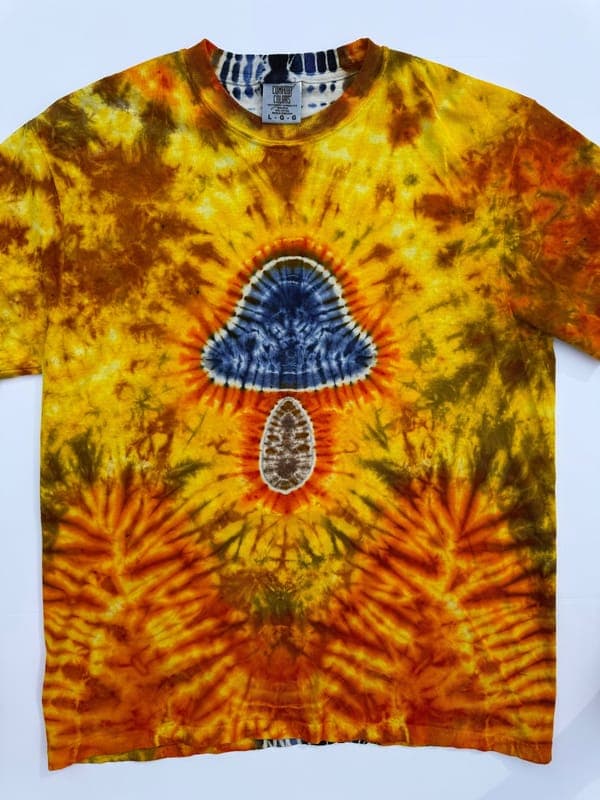 Hand-Dyed Mushroom Tie-Dye T-Shirt