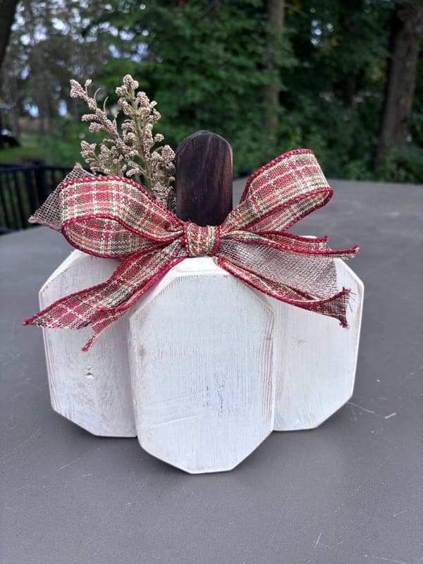 8 inch Decorative Pumpkin