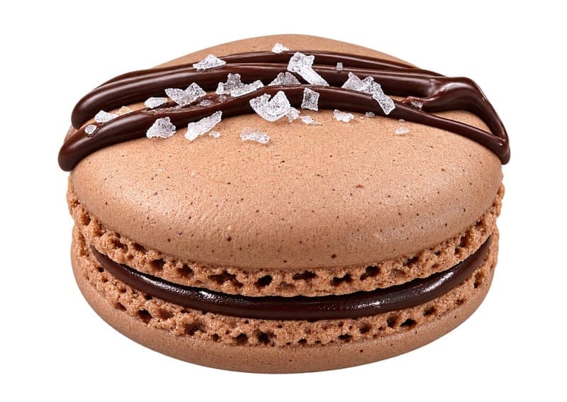 Sea Salt and Chocolate Macaron with a Sea Salt Chocolate Ganache filling