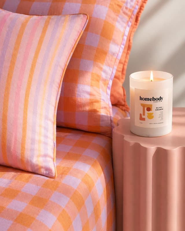 Olive + Orange Burn + Bloom Candle