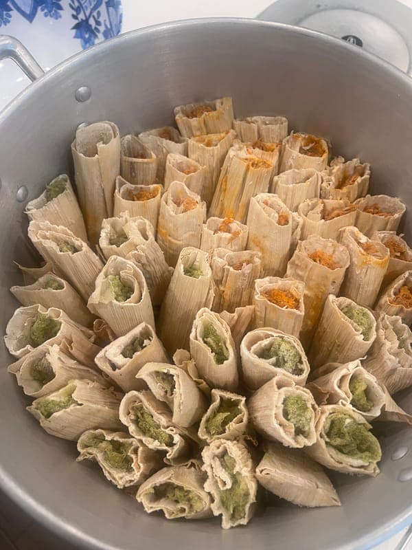 Tamales Rojo y Verde