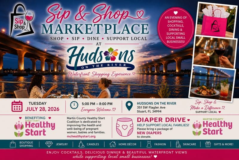 Sip & Shop Marketplace at Hudson’s On The River