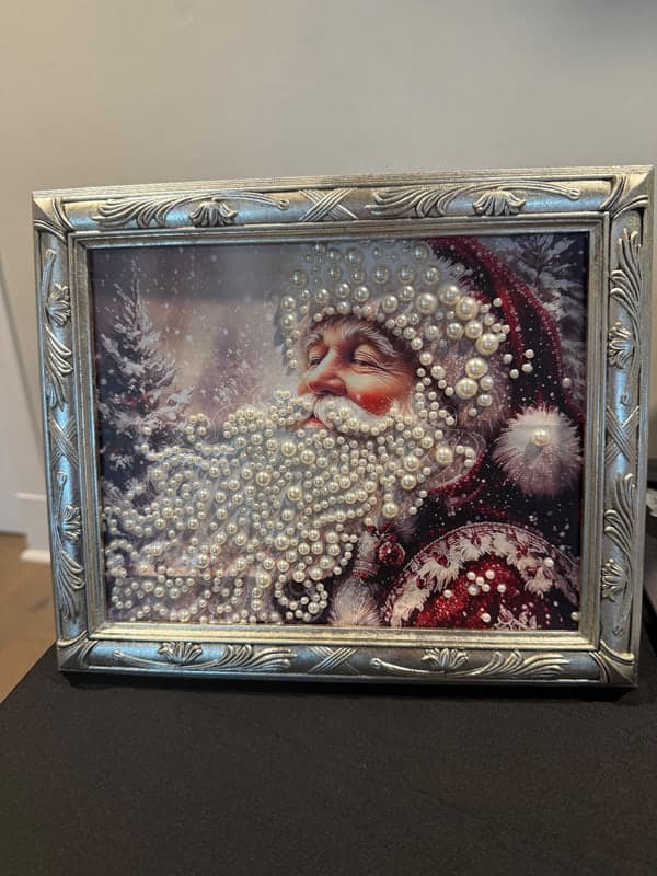 Diamond Art Pearl Painting of Santa
