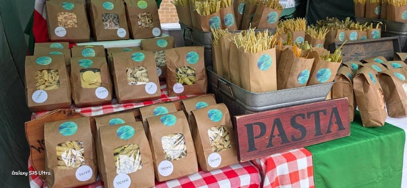 Fresh made pasta