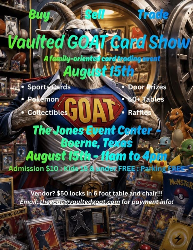 Vaulted GOAT Card Shows