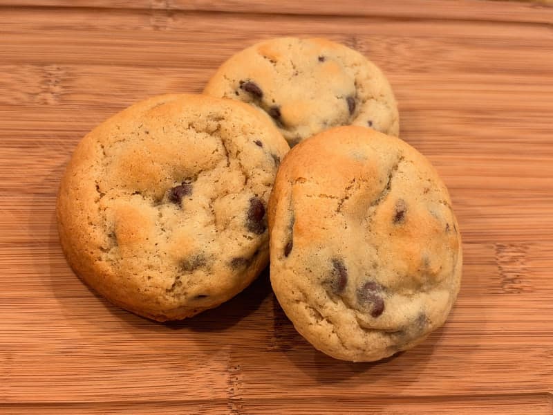 Sourdough chocolate chip cookies