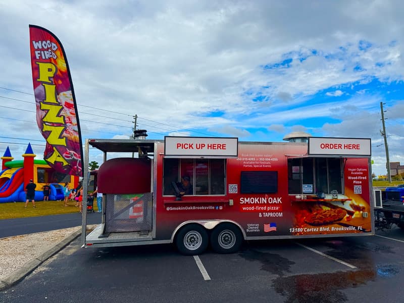 Smokin Oak Wood Fired Pizza Food Truck