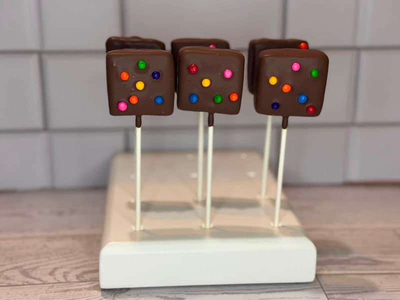 Cosmic Brownie Cake Pop