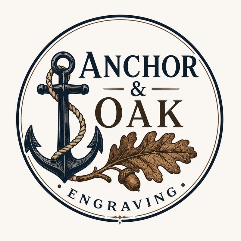 Anchor & Oak Engraving