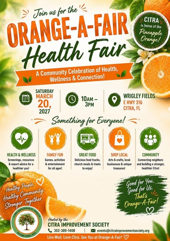 Orange-A-Fair Health Fair