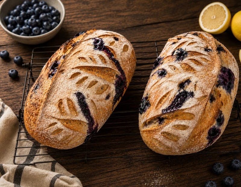 Blueberry Lemon Sourdough