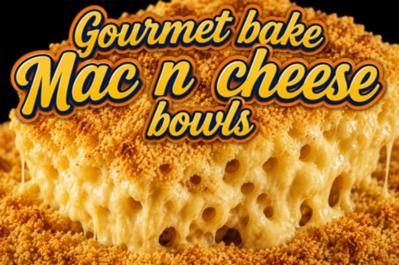 Gourmet Baked Mac 'n' Cheese Bowls