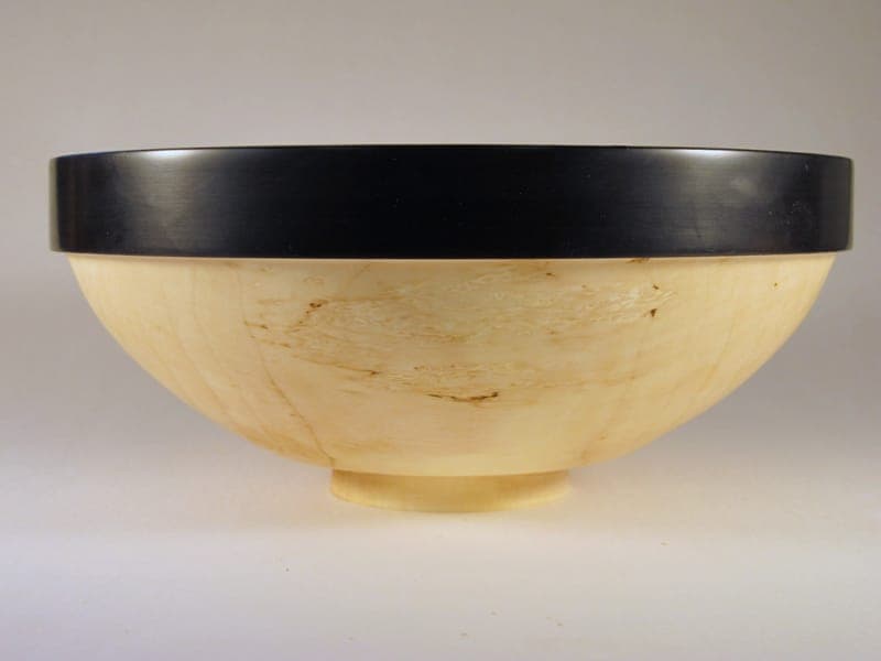 Aspen Bowl with Ebonized Rim