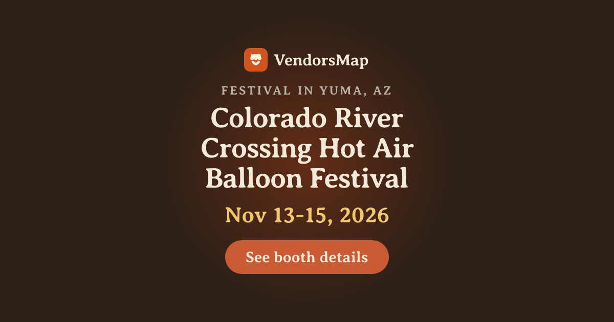 Colorado River Crossing Hot Air Balloon Festival 2026 | Vendor Applications