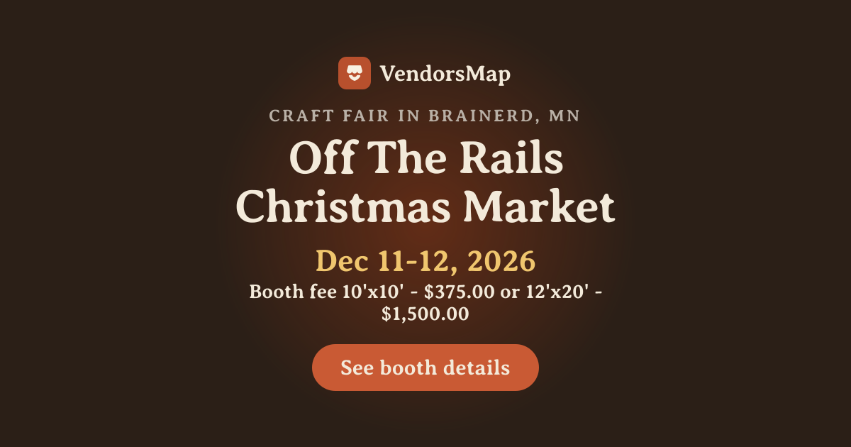 Off The Rails Christmas Market 2026 | Vendor Applications