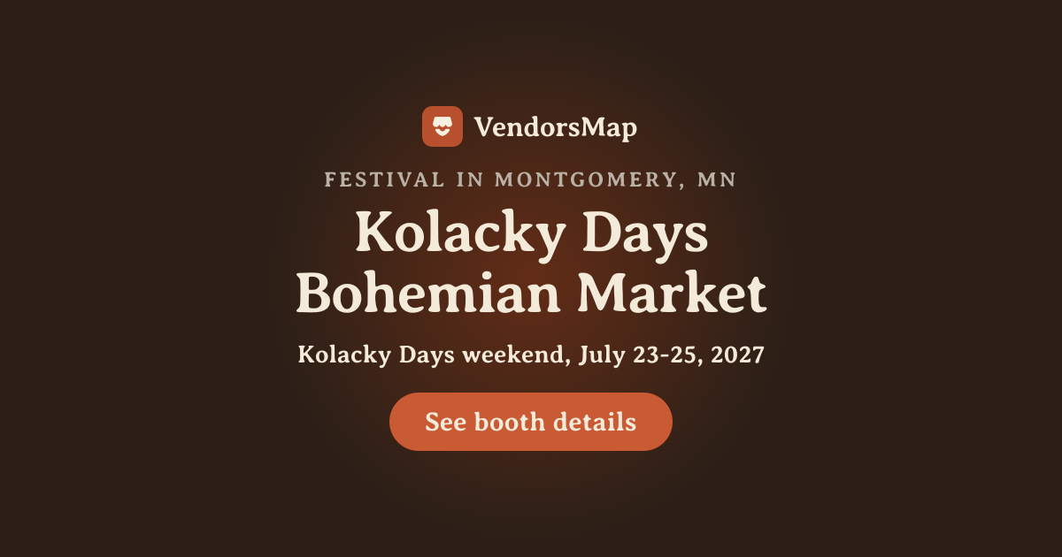 Kolacky Days Bohemian Market 2027 | Vendor Applications