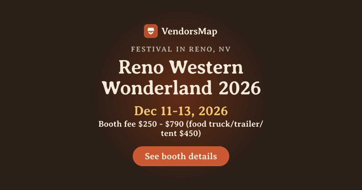 Reno Western Wonderland 2026, Reno, NV | Vendor Applications