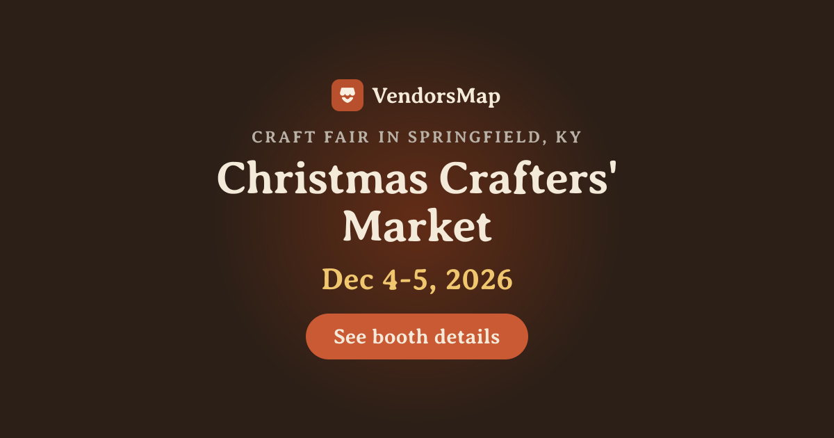 Christmas Crafters' Market 2026 | Vendor Applications