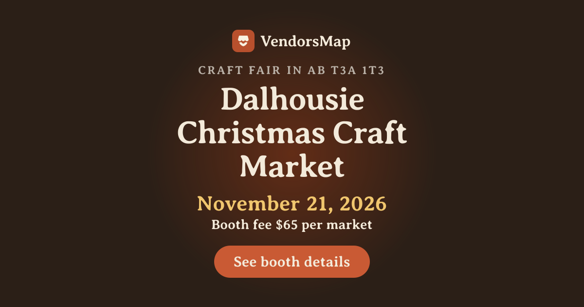 Dalhousie Christmas Craft Market 2026 | Vendor Applications