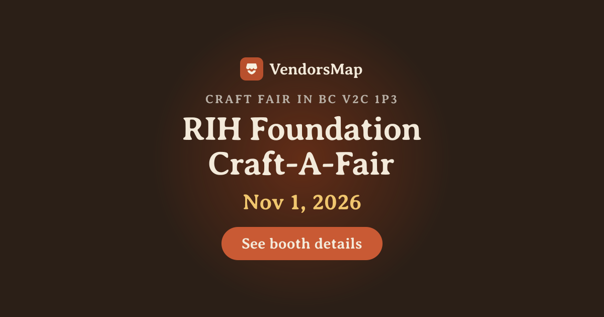 RIH Foundation Craft-A-Fair 2026 | Vendor Applications