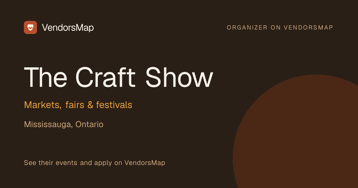 The Craft Show | VendorsMap