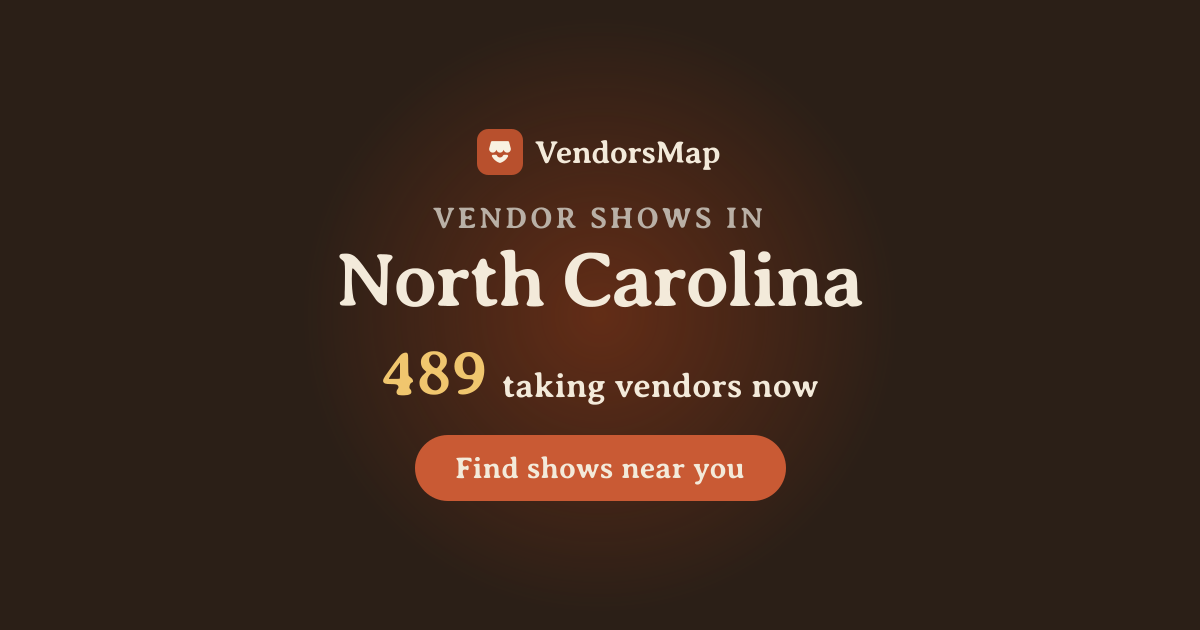 Craft Fairs in North Carolina Looking for Vendors (2026) | VendorsMap