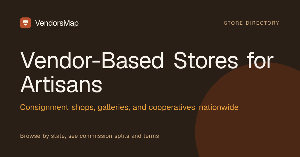Vendor-Based Stores for Artisans - VendorsMap