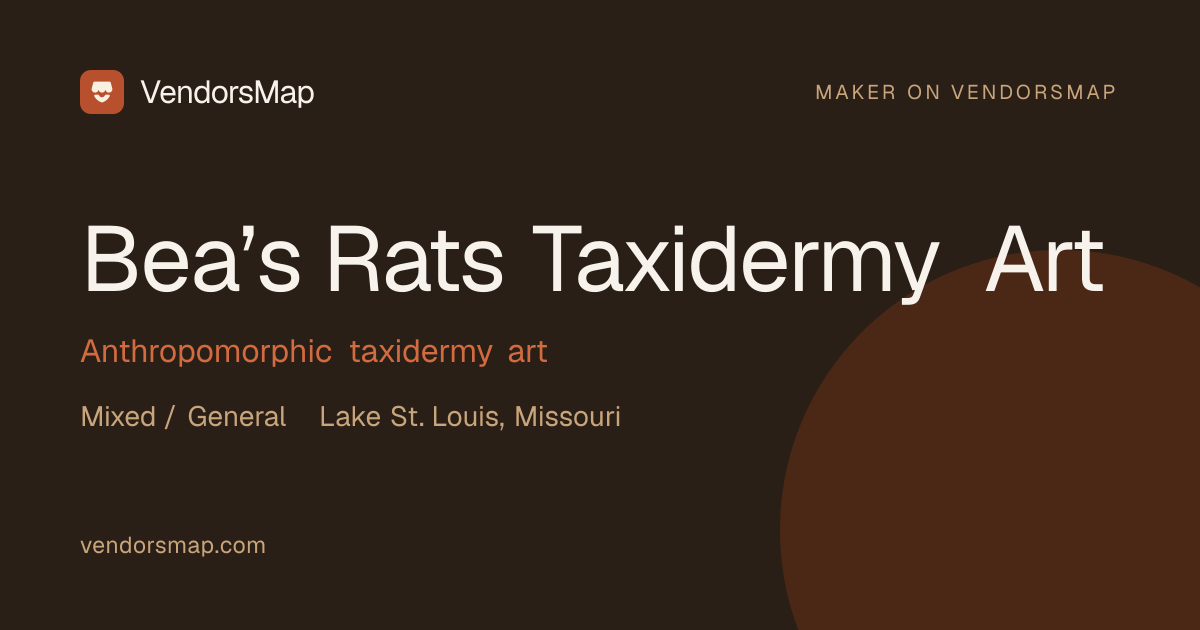 Bea’s Rats Taxidermy Art | VendorsMap