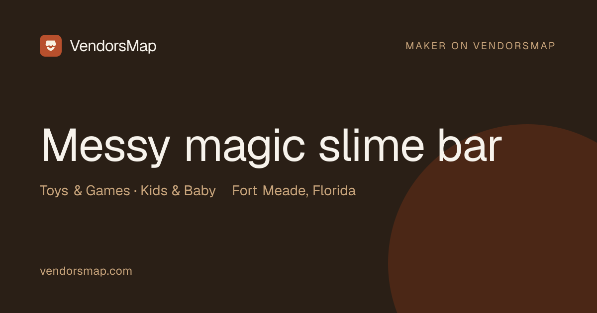 Messy magic slime bar | VendorsMap