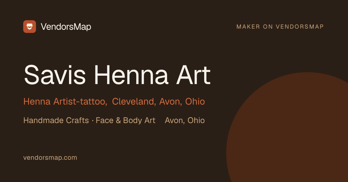 Savis Henna Art | VendorsMap